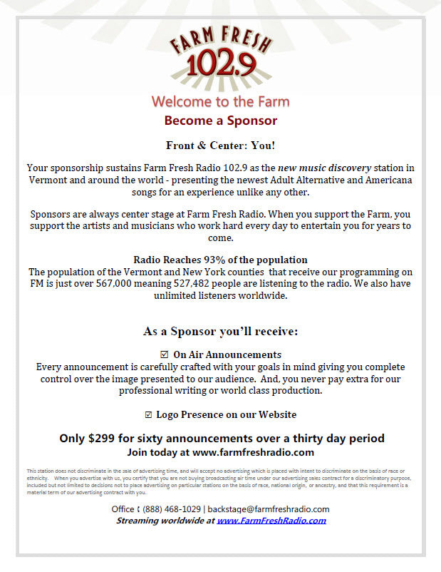 Become A Sponsor