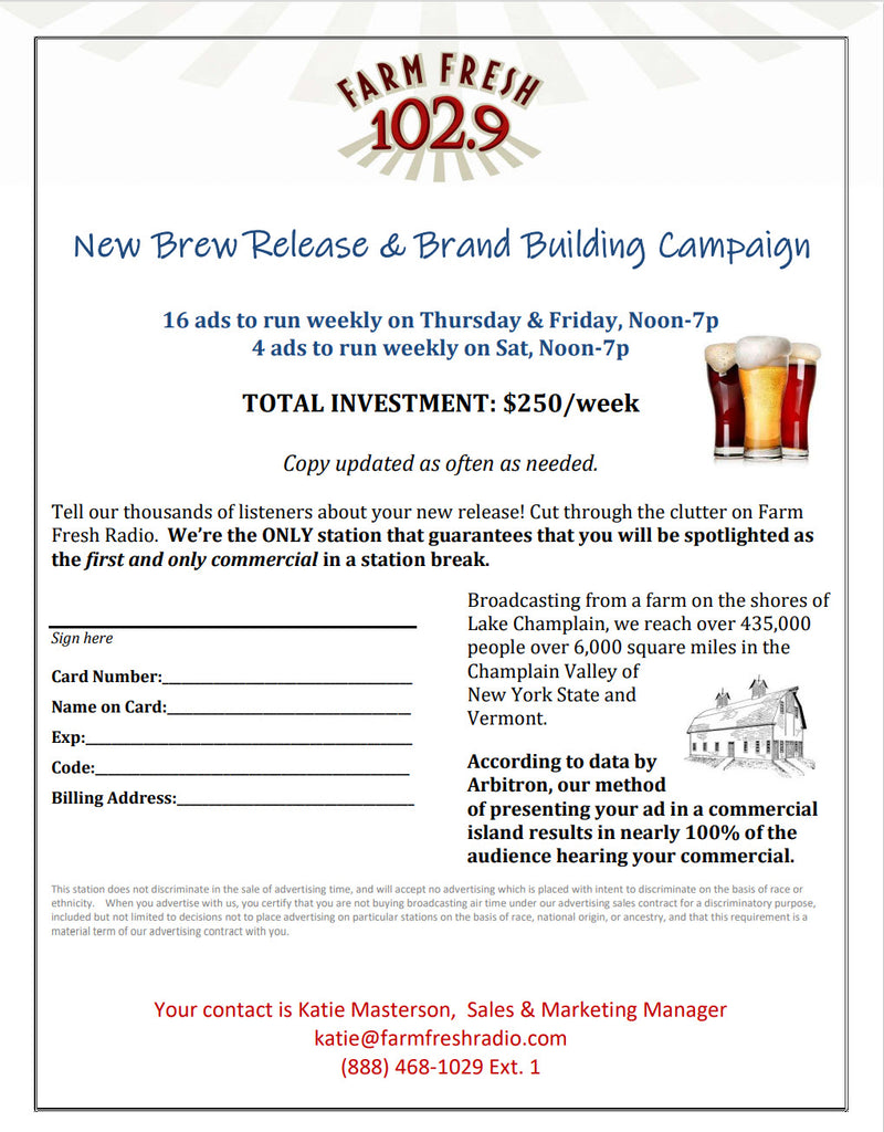 New Brew Release & Brand Builder