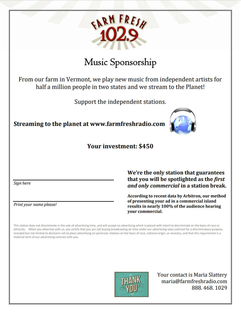 Music Sponsorship