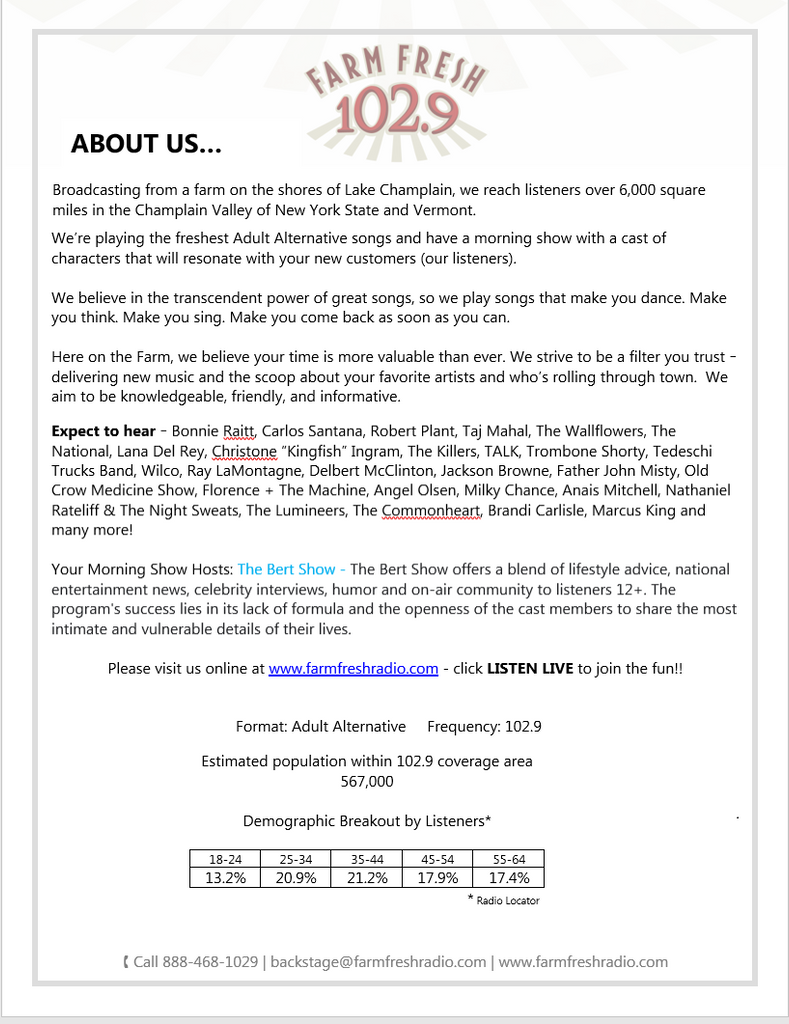 Help Support New Music and Local Radio - Make a Donation Today!